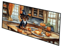 Load image into Gallery viewer, Dachshund Fall Kitchen Pumpkins Runner Mat 28x58