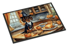 Load image into Gallery viewer, Dachshund Fall Kitchen Pumpkins Doormat - 24x36 Decorative Floor Mat – Indoor/Outdoor Rug with Artistic Flair