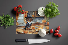 Load image into Gallery viewer, Dachshund Fall Kitchen Pumpkins Glass Cutting Boards – Durable, Decorative Kitchen Art Large