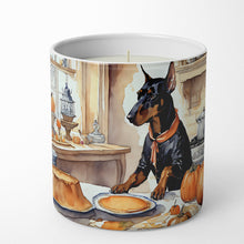 Load image into Gallery viewer, Doberman Pinscher Fall Kitchen Pumpkins Decorative Soy Candle