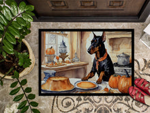 Load image into Gallery viewer, Doberman Pinscher Fall Kitchen Pumpkins Doormat -  18x27 Decorative Floor Mat – Indoor/Outdoor Rug