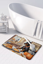Load image into Gallery viewer, Doberman Pinscher Fall Kitchen Pumpkins Memory Foam Kitchen Mat