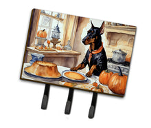 Load image into Gallery viewer, Doberman Pinscher Fall Kitchen Pumpkins Leash or Key Holder