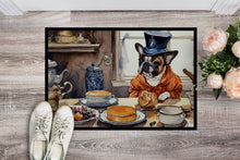 Load image into Gallery viewer, French Bulldog Fall Kitchen Pumpkins Doormat -  18x27 Decorative Floor Mat – Indoor/Outdoor Rug