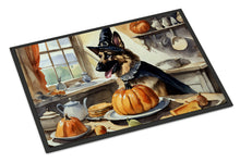 Load image into Gallery viewer, German Shepherd Fall Kitchen Pumpkins Doormat - 24x36 Decorative Floor Mat – Indoor/Outdoor Rug with Artistic Flair