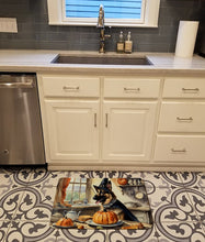 Load image into Gallery viewer, German Shepherd Fall Kitchen Pumpkins Memory Foam Kitchen Mat