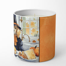 Load image into Gallery viewer, Golden Retriever Fall Kitchen Pumpkins Decorative Soy Candle