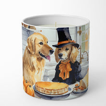 Load image into Gallery viewer, Golden Retriever Fall Kitchen Pumpkins Decorative Soy Candle