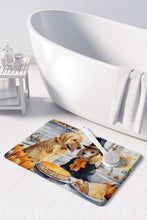 Load image into Gallery viewer, Golden Retriever Fall Kitchen Pumpkins Memory Foam Kitchen Mat