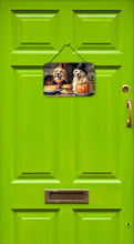 Load image into Gallery viewer, Golden Retriever Fall Kitchen Pumpkins Wall or Door Hanging Prints