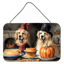 Load image into Gallery viewer, Golden Retriever Fall Kitchen Pumpkins Wall or Door Hanging Prints