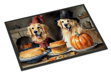 Load image into Gallery viewer, Golden Retriever Fall Kitchen Pumpkins Doormat -  18x27 Decorative Floor Mat – Indoor/Outdoor Rug