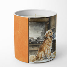 Load image into Gallery viewer, Golden Retriever Fall Kitchen Pumpkins Decorative Soy Candle