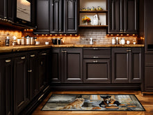 Load image into Gallery viewer, Golden Retriever Fall Kitchen Pumpkins Runner Mat 28x58