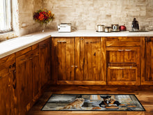 Load image into Gallery viewer, Golden Retriever Fall Kitchen Pumpkins Runner Mat 28x58