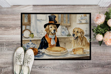 Load image into Gallery viewer, Golden Retriever Fall Kitchen Pumpkins Doormat - 24x36 Decorative Floor Mat – Indoor/Outdoor Rug with Artistic Flair
