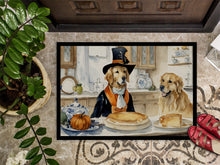 Load image into Gallery viewer, Golden Retriever Fall Kitchen Pumpkins Doormat - 24x36 Decorative Floor Mat – Indoor/Outdoor Rug with Artistic Flair