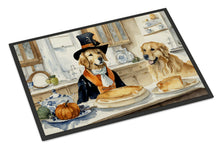 Load image into Gallery viewer, Golden Retriever Fall Kitchen Pumpkins Doormat - 24x36 Decorative Floor Mat – Indoor/Outdoor Rug with Artistic Flair