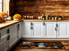 Load image into Gallery viewer, Havanese Fall Kitchen Pumpkins Runner Mat 28x58