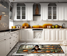 Load image into Gallery viewer, Irish Setter Fall Kitchen Pumpkins Runner Mat 28x58