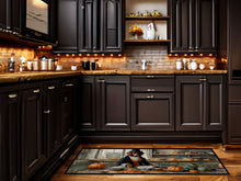 Load image into Gallery viewer, Irish Setter Fall Kitchen Pumpkins Runner Mat 28x58