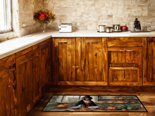 Load image into Gallery viewer, Irish Setter Fall Kitchen Pumpkins Runner Mat 28x58