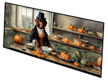 Load image into Gallery viewer, Irish Setter Fall Kitchen Pumpkins Runner Mat 28x58