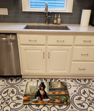 Load image into Gallery viewer, Irish Setter Fall Kitchen Pumpkins Memory Foam Kitchen Mat