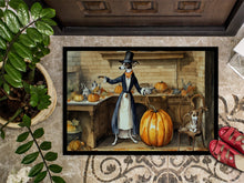 Load image into Gallery viewer, Italian Greyhound Fall Kitchen Pumpkins Doormat - 24x36 Decorative Floor Mat – Indoor/Outdoor Rug with Artistic Flair