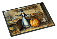 Load image into Gallery viewer, Italian Greyhound Fall Kitchen Pumpkins Doormat - 24x36 Decorative Floor Mat – Indoor/Outdoor Rug with Artistic Flair