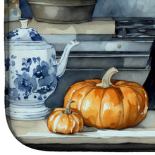 Load image into Gallery viewer, Japanese Chin Fall Kitchen Pumpkins Dish Drying Mat