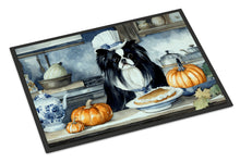 Load image into Gallery viewer, Japanese Chin Fall Kitchen Pumpkins Doormat -  18x27 Decorative Floor Mat – Indoor/Outdoor Rug