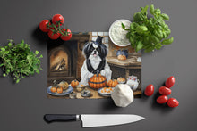 Load image into Gallery viewer, Japanese Chin Fall Kitchen Pumpkins Glass Cutting Boards – Durable, Decorative Kitchen Art Large