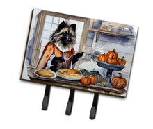 Load image into Gallery viewer, Keeshond Fall Kitchen Pumpkins Leash or Key Holder