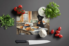 Load image into Gallery viewer, Black Lab Fall Kitchen Pumpkins Glass Cutting Boards – Durable, Decorative Kitchen Art Large