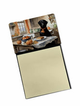 Load image into Gallery viewer, Black Lab Fall Kitchen Pumpkins Sticky Note Holder- Refiilable Desk Accessory Note Pad