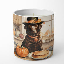 Load image into Gallery viewer, Chocolate Lab Fall Kitchen Pumpkins Decorative Soy Candle