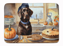Load image into Gallery viewer, Chocolate Lab Fall Kitchen Pumpkins Memory Foam Kitchen Mat