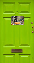 Load image into Gallery viewer, Chocolate Lab Fall Kitchen Pumpkins Wall or Door Hanging Prints