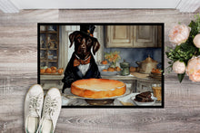 Load image into Gallery viewer, Chocolate Lab Fall Kitchen Pumpkins Doormat - 24x36 Decorative Floor Mat – Indoor/Outdoor Rug with Artistic Flair