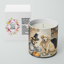 Load image into Gallery viewer, Yellow Lab Fall Kitchen Pumpkins Decorative Soy Candle