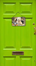 Load image into Gallery viewer, Yellow Lab Fall Kitchen Pumpkins Wall or Door Hanging Prints
