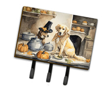 Load image into Gallery viewer, Yellow Lab Fall Kitchen Pumpkins Leash or Key Holder