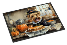Load image into Gallery viewer, Lakeland Terrier Fall Kitchen Pumpkins Doormat - 24x36 Decorative Floor Mat – Indoor/Outdoor Rug with Artistic Flair