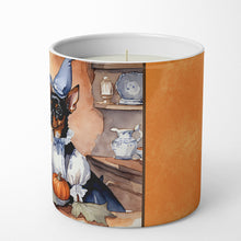 Load image into Gallery viewer, Miniature Pinscher Fall Kitchen Pumpkins Decorative Soy Candle