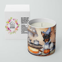 Load image into Gallery viewer, Miniature Pinscher Fall Kitchen Pumpkins Decorative Soy Candle