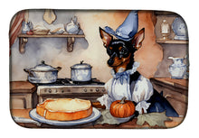 Load image into Gallery viewer, Miniature Pinscher Fall Kitchen Pumpkins Dish Drying Mat