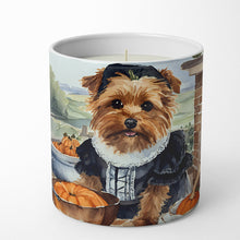 Load image into Gallery viewer, Norfolk Terrier Fall Kitchen Pumpkins Decorative Soy Candle