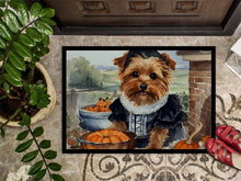Load image into Gallery viewer, Norfolk Terrier Fall Kitchen Pumpkins Doormat -  18x27 Decorative Floor Mat – Indoor/Outdoor Rug