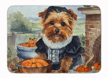 Load image into Gallery viewer, Norfolk Terrier Fall Kitchen Pumpkins Memory Foam Kitchen Mat